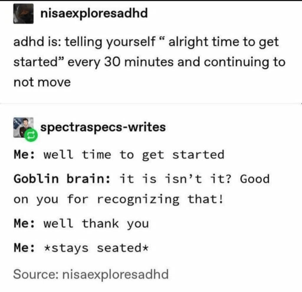 ADHD wiki — Explaining ADHD with memes